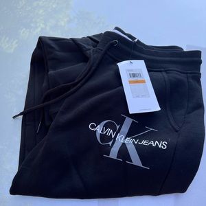 Calvin Klein Men's Monogram Logo Jogger Sweatpants size S
